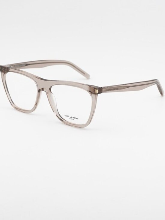 Saint Laurent SL518 004 Eyeglasses Brown 56mm Square Frame main image 9